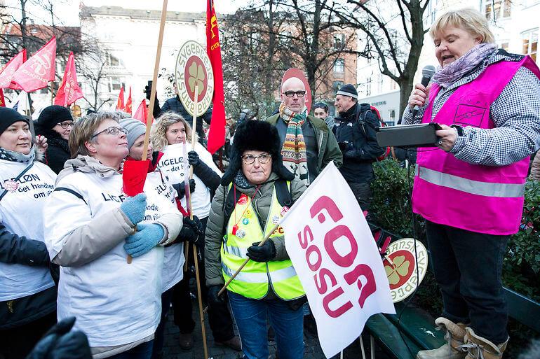 Kun 53 pct. står bag de fagforeninger, der bærer overenskomsterne