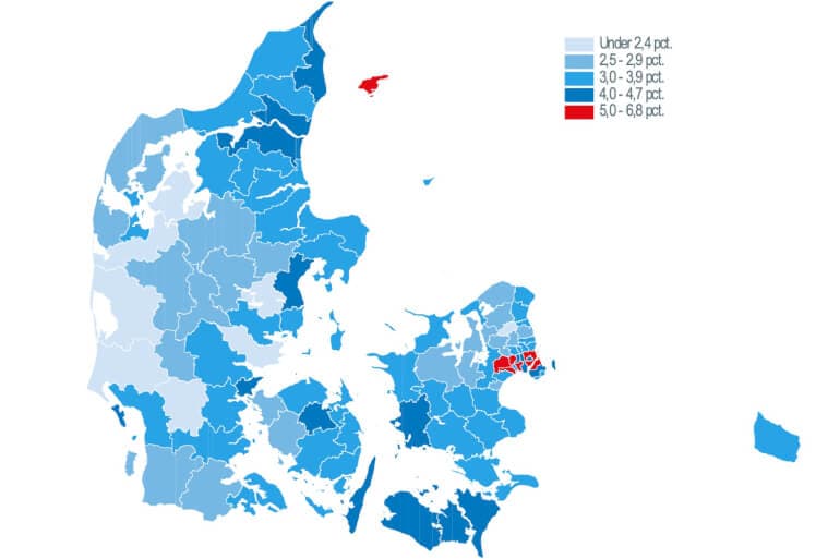 Skive slår Allerød med landets laveste ledighed