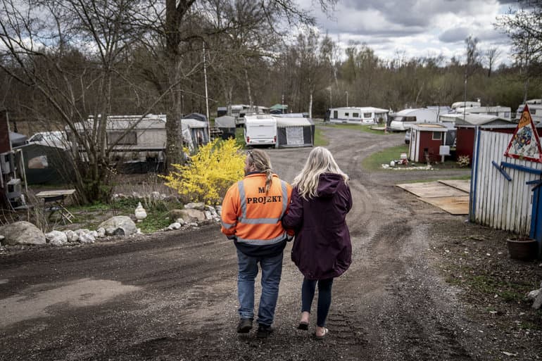 Sæsonen er slut for Corona Campings beboere